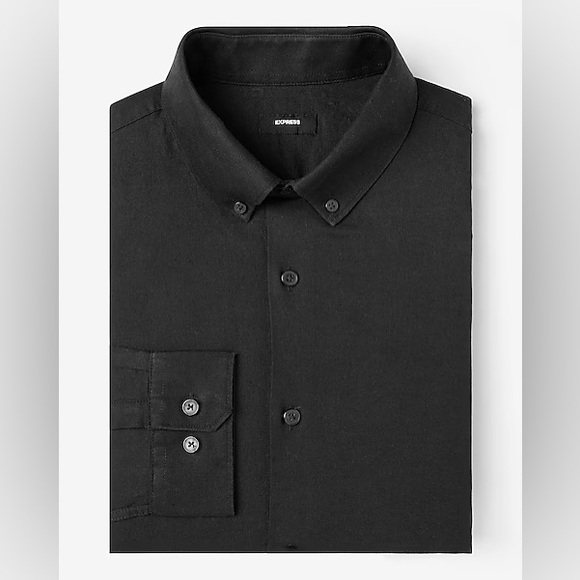 Express Men’s Black Buttondown XS - Picture 3 of 4